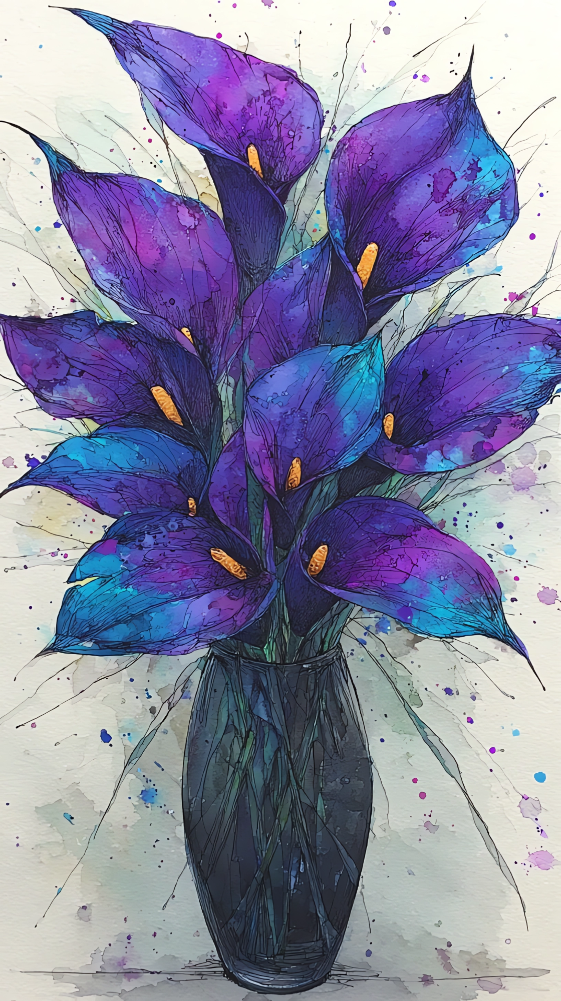 Petals of Midnight Reverie